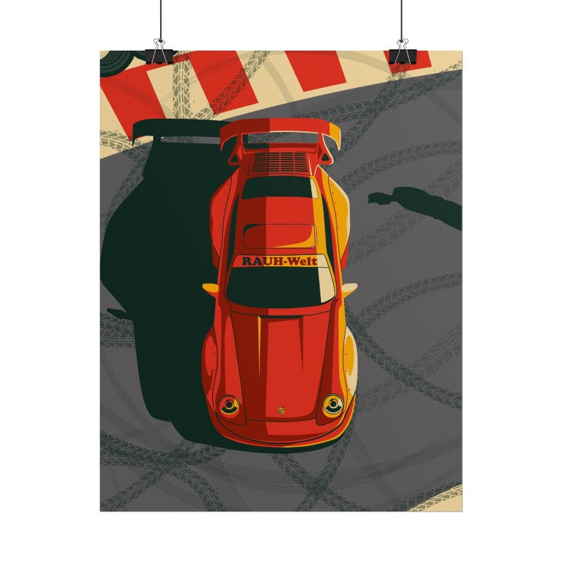 porsche 911 print