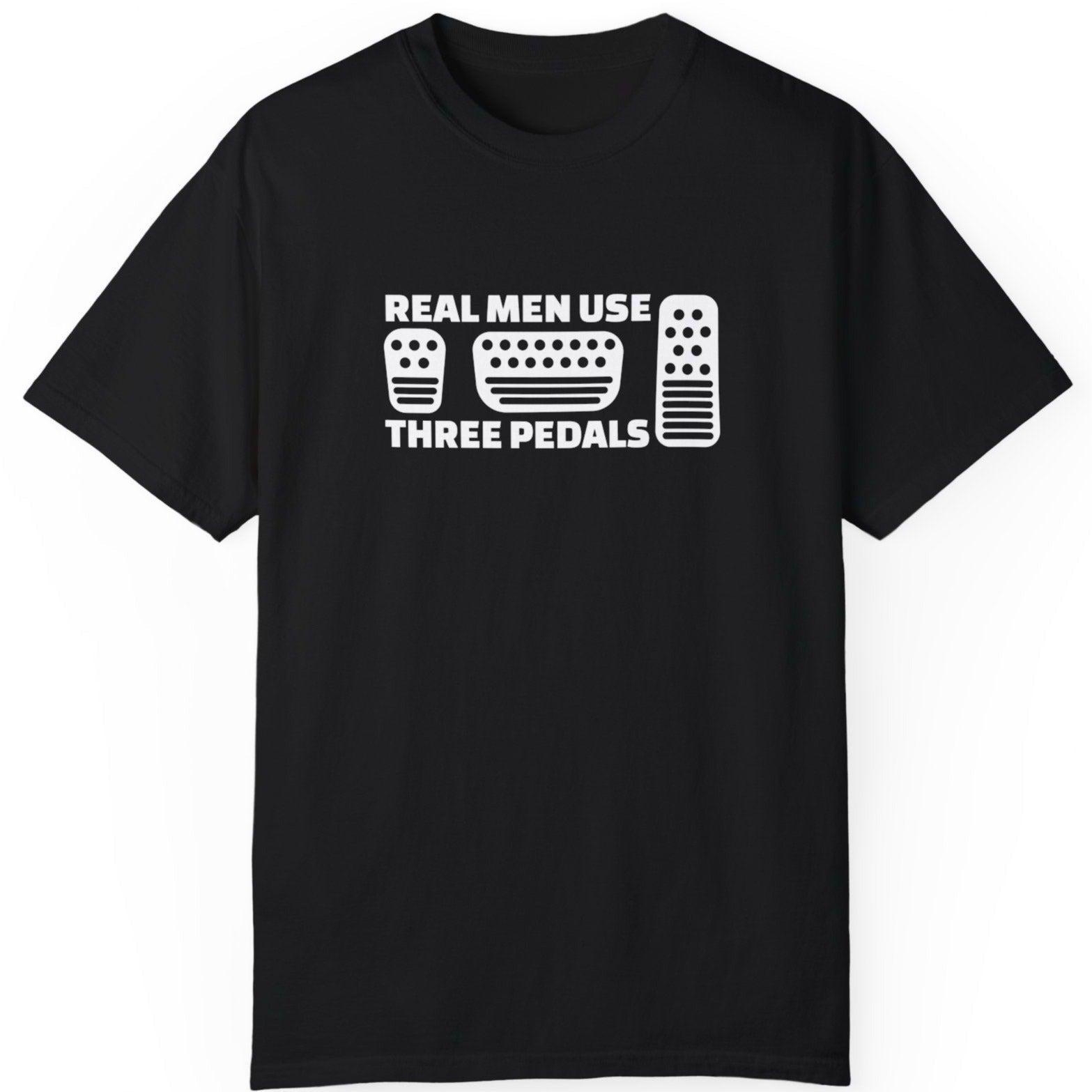 real man use three pedals Real Men Use Three Pedals Unisex T-Shirt