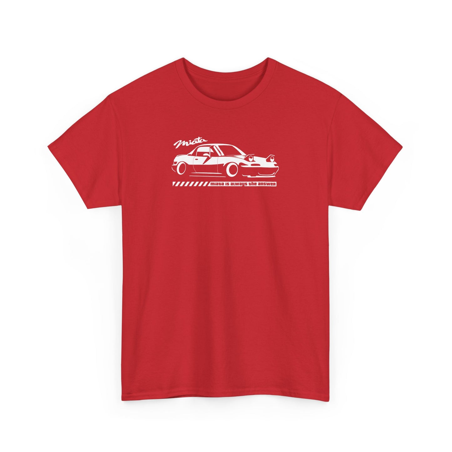 Miata is Always The Answer MX5 Vintage JDM Car Unisex Cotton T-Shirt