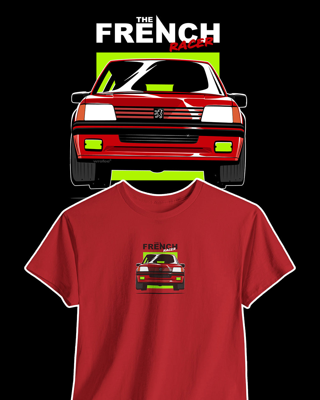 Peugeot 205 GTI RALLY CAR SHIRT