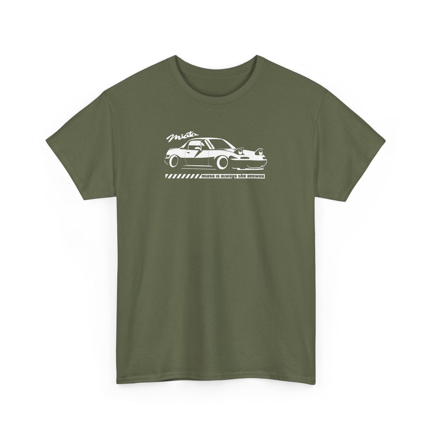 Miata is Always The Answer MX5 Vintage JDM Car Unisex Cotton T-Shirt