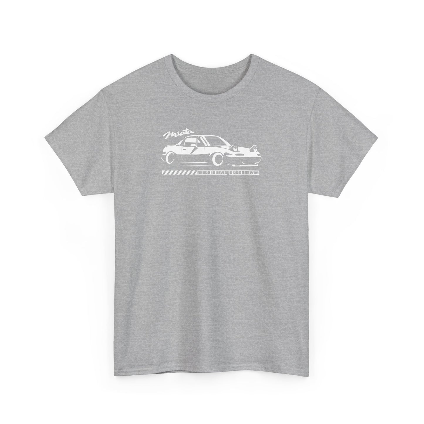 Miata is Always The Answer MX5 Vintage JDM Car Unisex Cotton T-Shirt