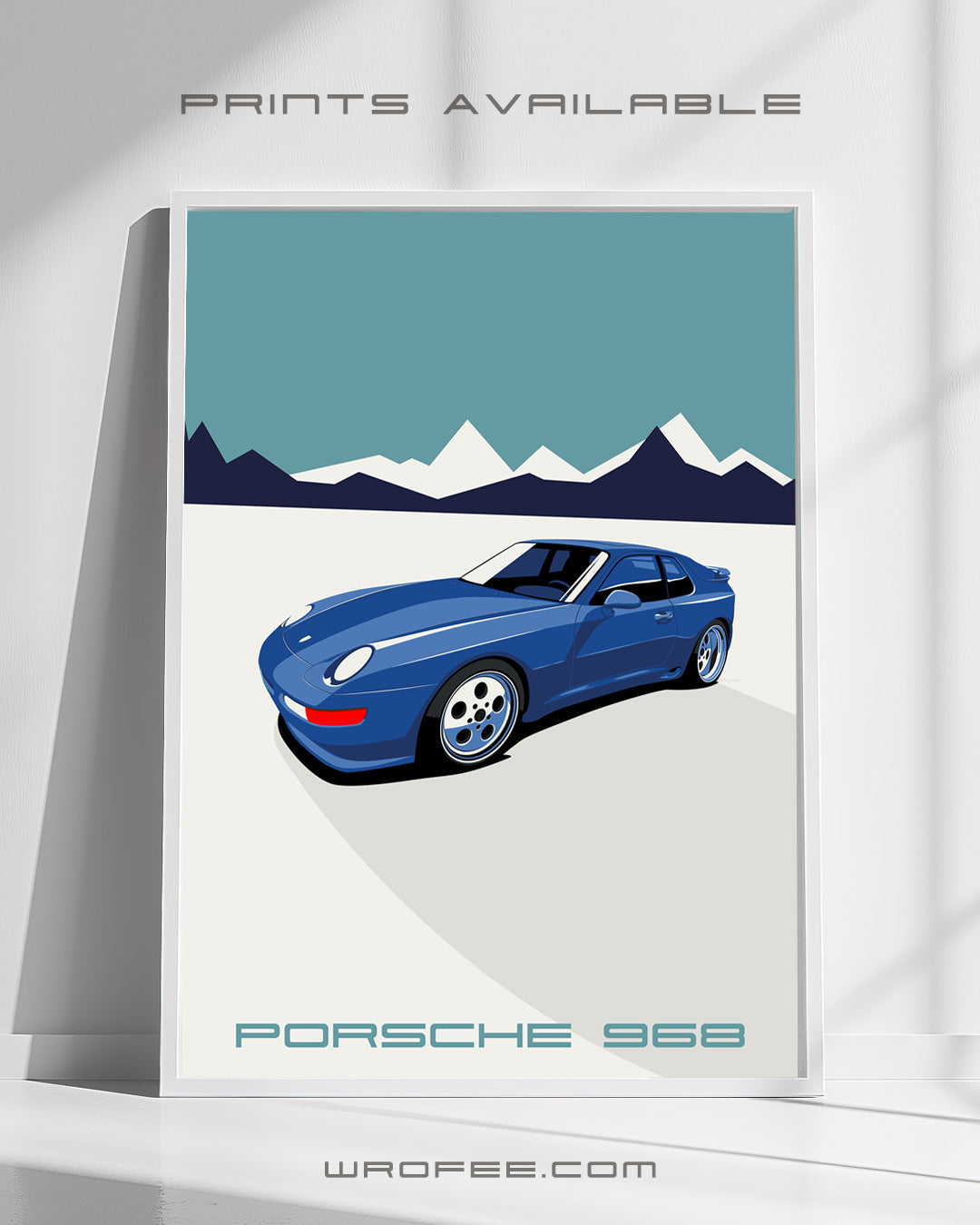 Vintage 968 Wall Art Print