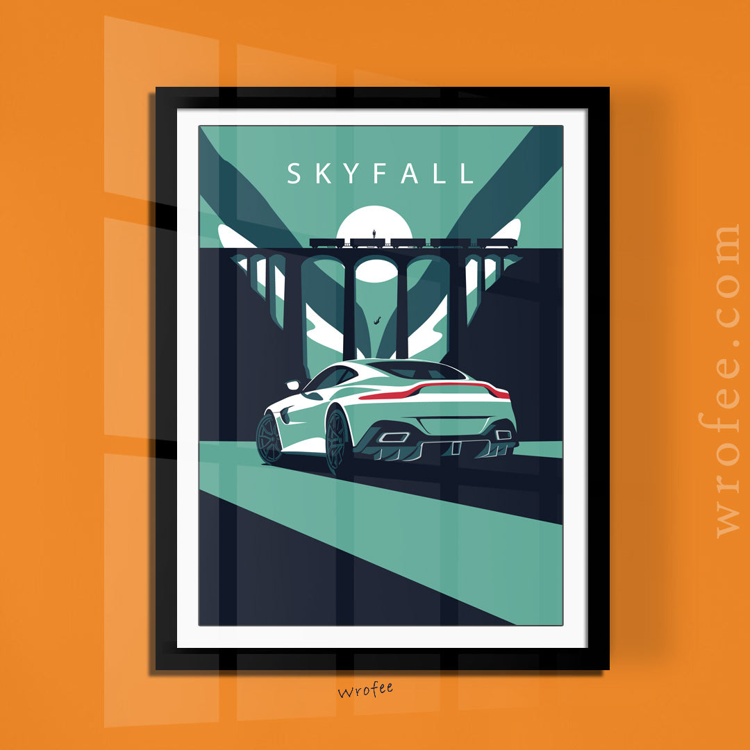 Vantage Skyfall Theme Wall Art Print