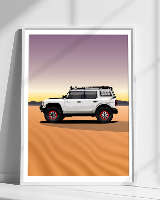 BRONCO WALL ART DECOR PRINT POSTER