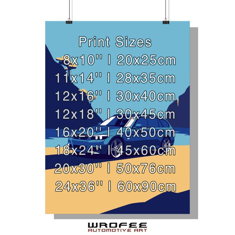 E91 Wall Art Print