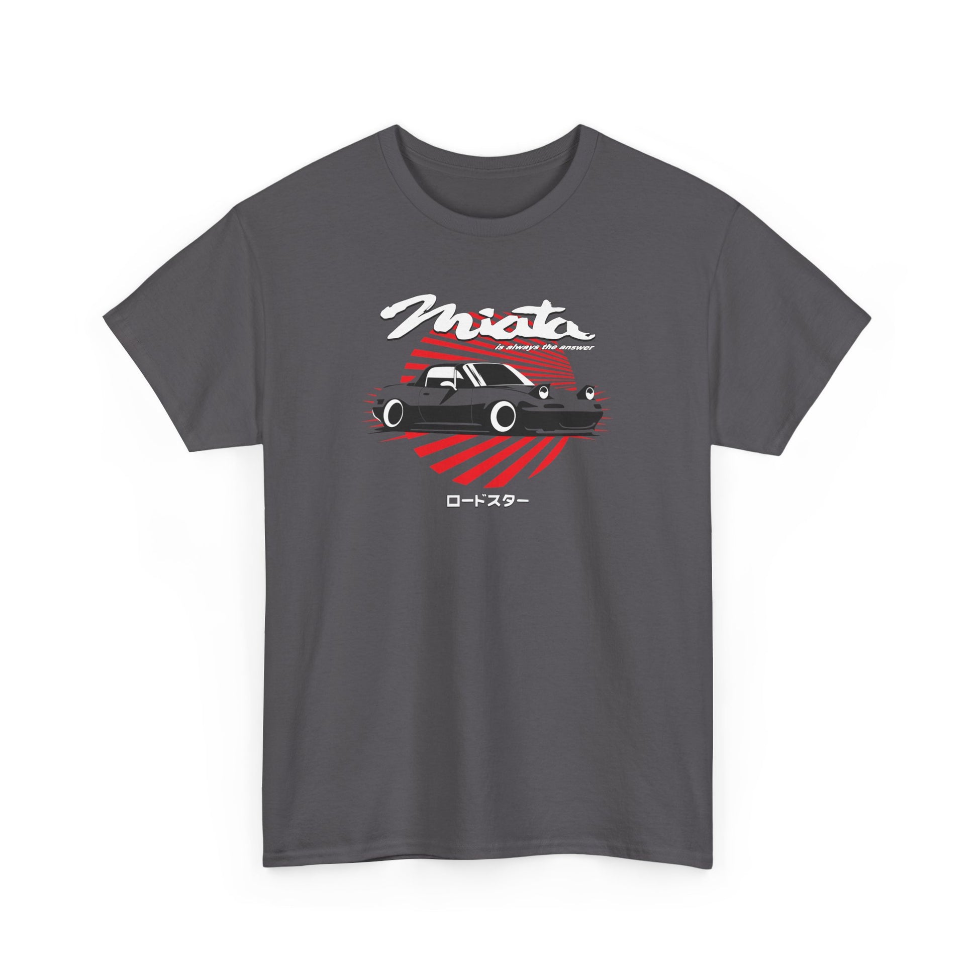 Charcoal-maiata-mx5-is-always-the-answer-vintage-retro-jdm-japanese-car-t-shirt-tee