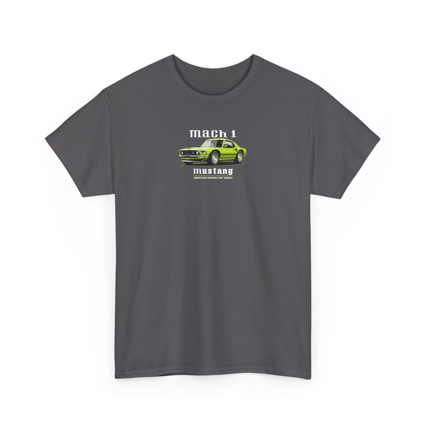 ford mustang toon illustration printed t-shirt