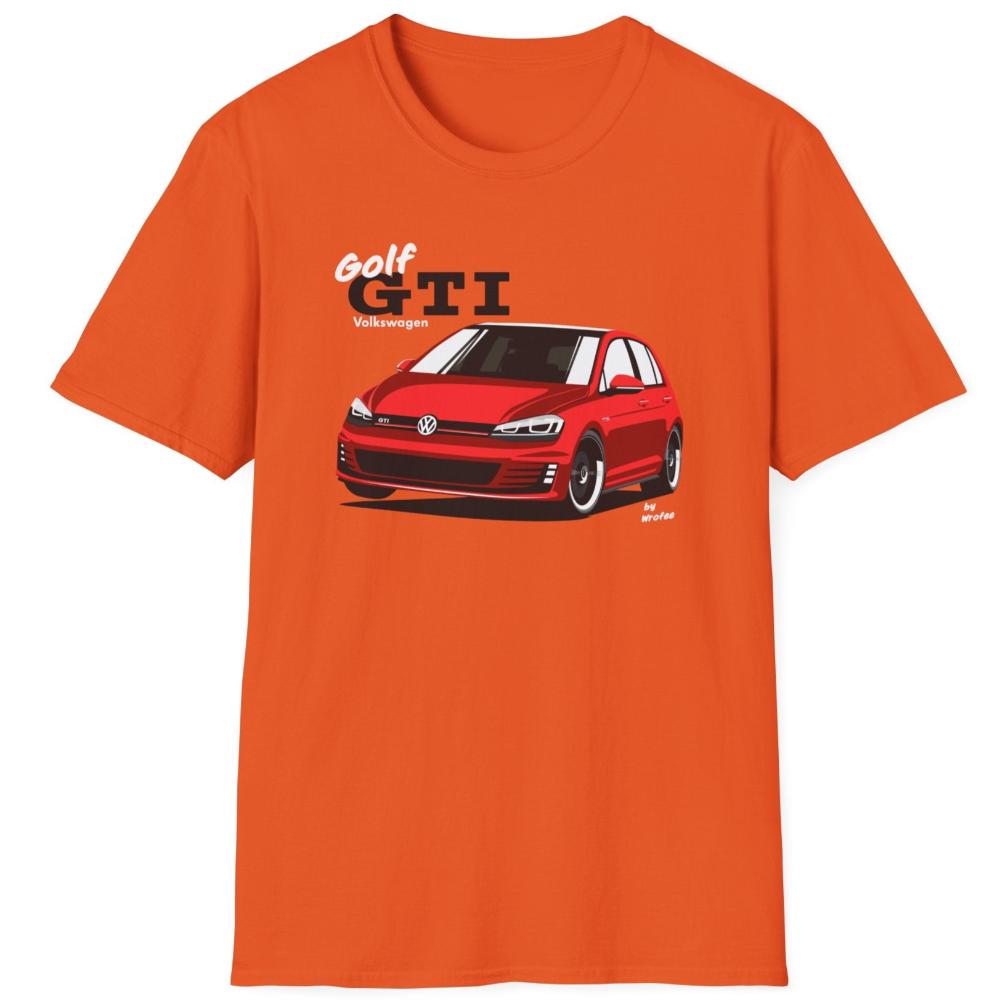 orange car