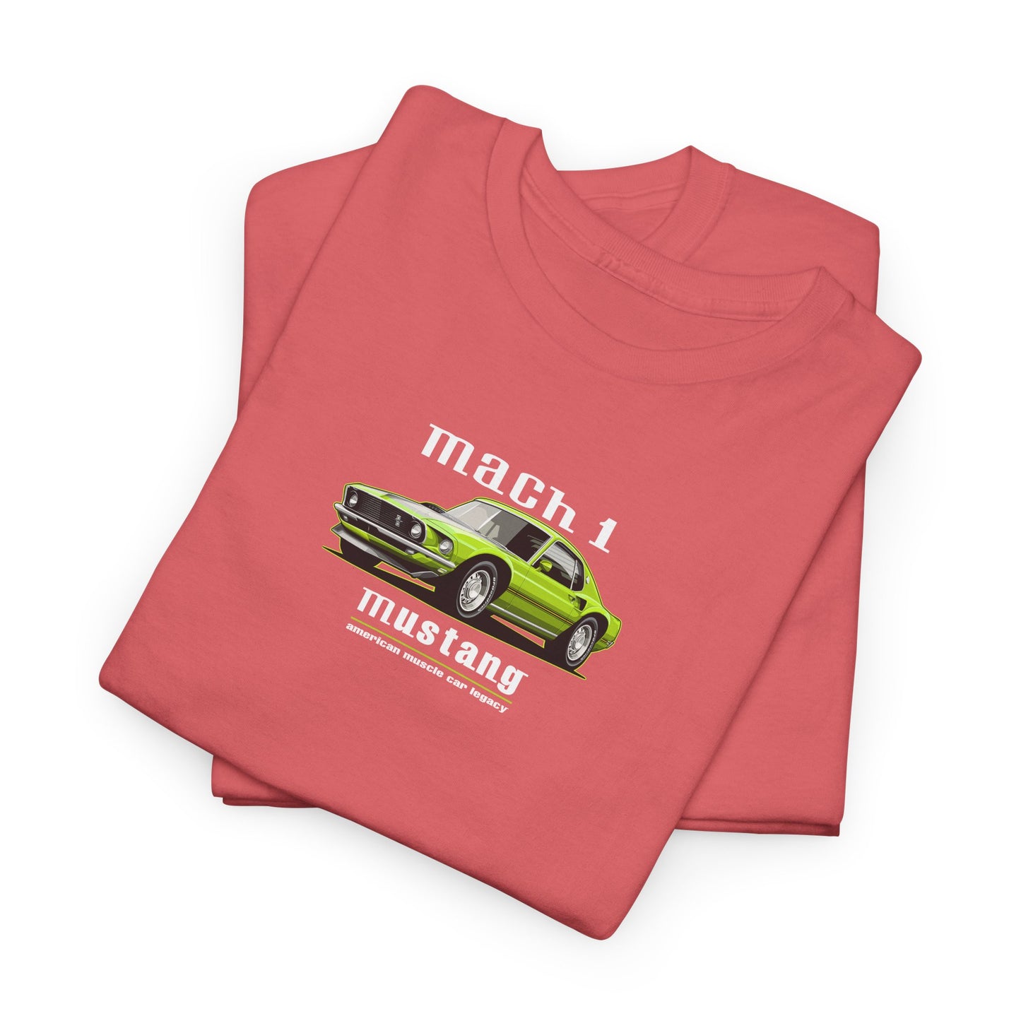 Vintage Mustang Mach 1 T-Shirt, Classic Muscle Car Graphic Tee for Men & Women