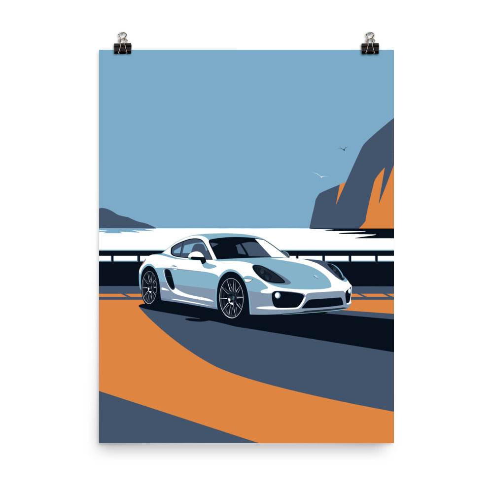 718 Cayman Coast View Fine Art Wall Decor Print