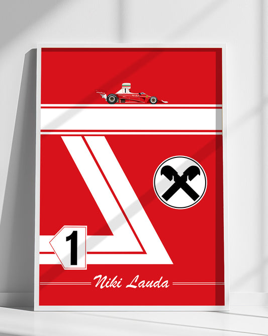 Niki Lauda Wall Art Print