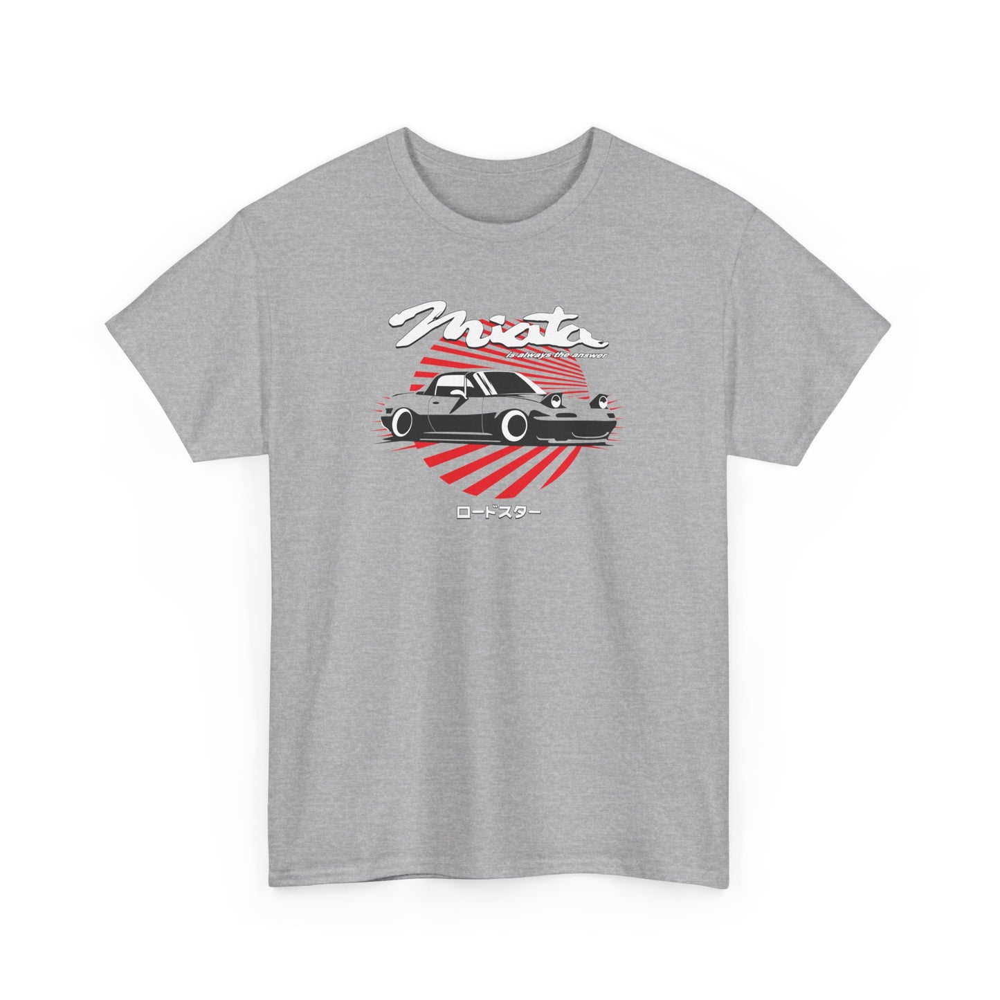 gray-maiata-mx5-is-always-the-answer-vintage-retro-jdm-japanese-car-t-shirt-tee