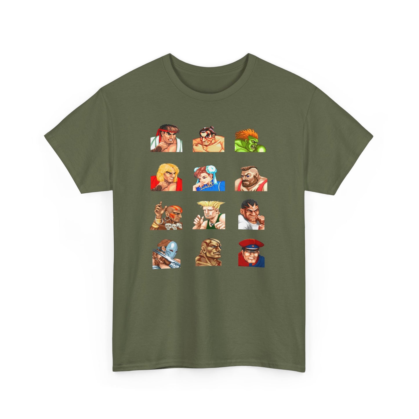 Street Fighter Character Grid T-Shirt