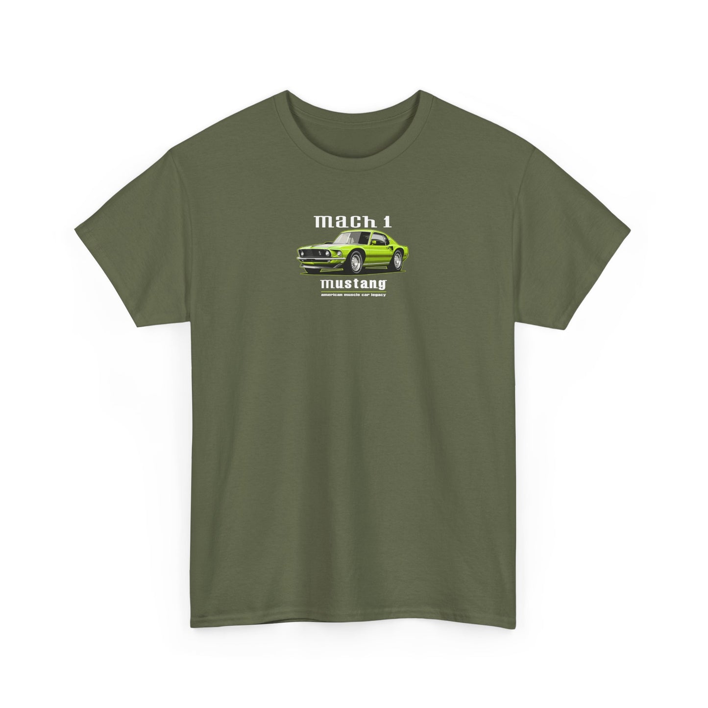 american muscle car printed t-shirt