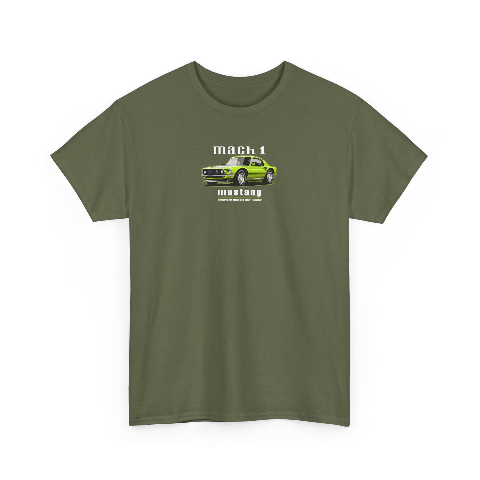 american muscle car printed t-shirt