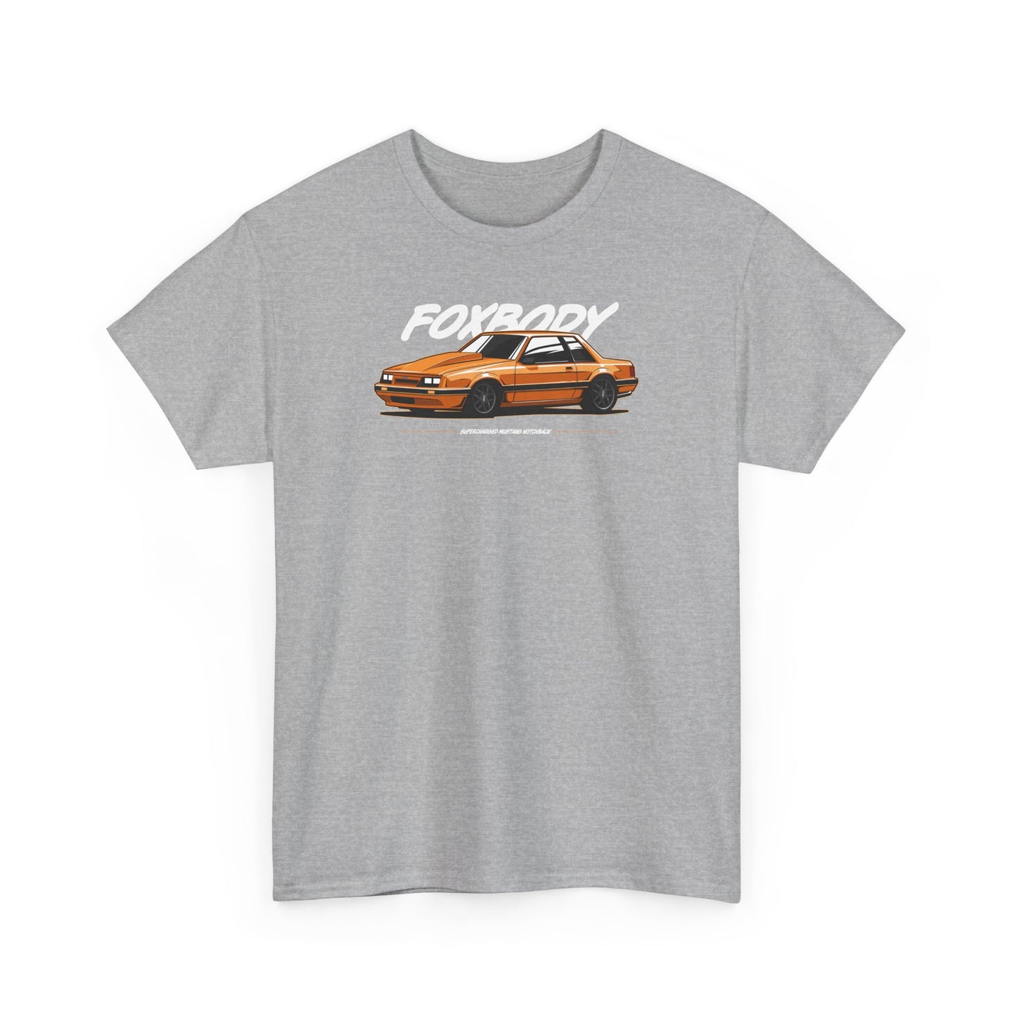 Foxbody Mustang Supercharged Muscle Car Guy T-Shirt