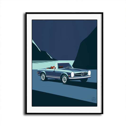 W113 Pagoda 280SL Classic Car Wall Art Print