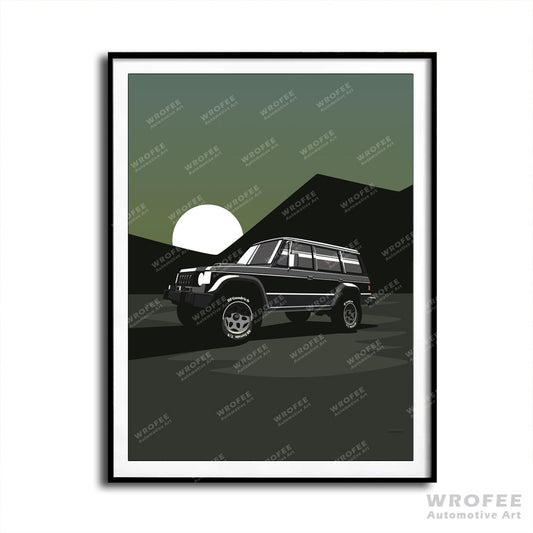 Pajero MK1 Retro Suv Art Print