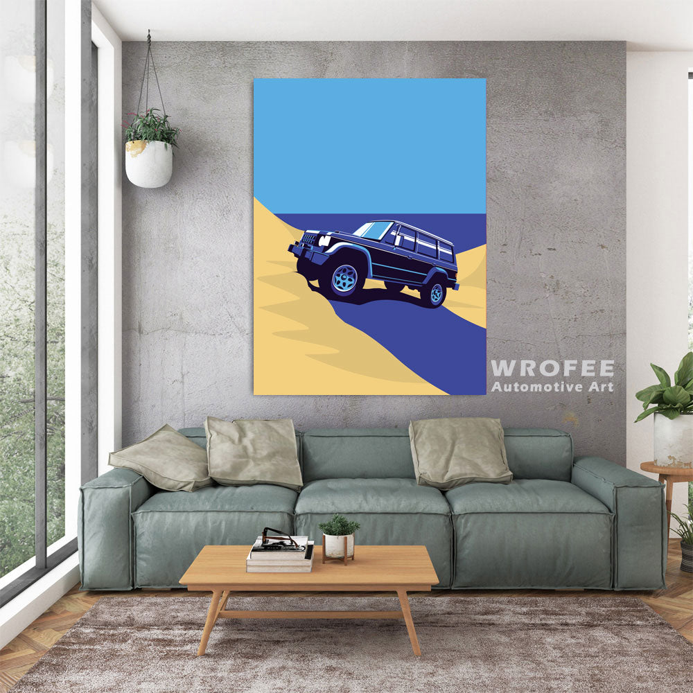 Pajero MK1 Vintage Suv Art Print