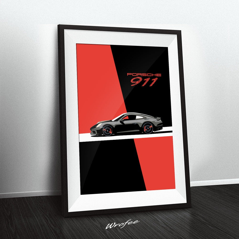 Porsche Wall Art Decor print