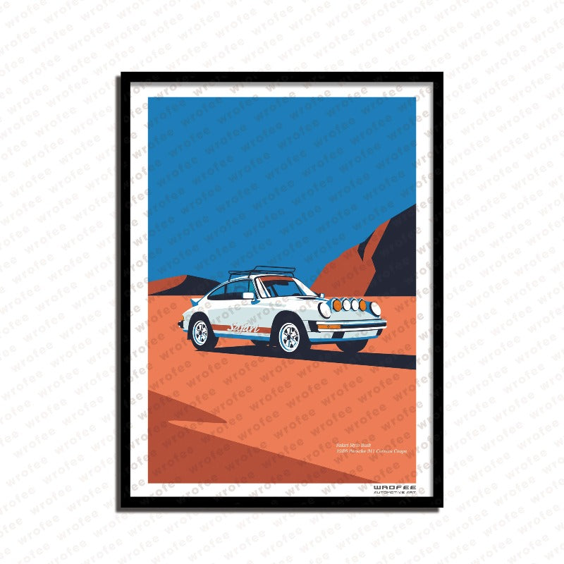 porsche-911-vintage-car-poster-print-canvas-custom-safari-off-road-dakar-rally