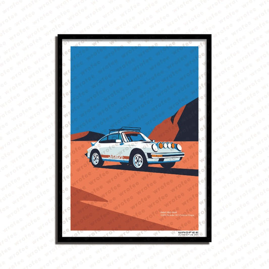 porsche-911-vintage-car-poster-print-canvas-custom-safari-off-road-dakar-rally