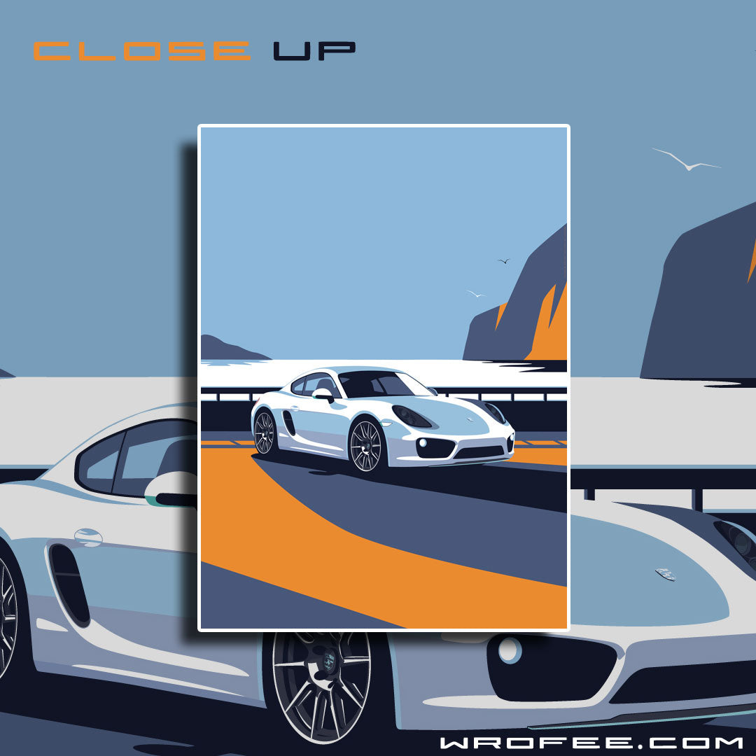 718 Cayman Coast View Fine Art Wall Decor Print