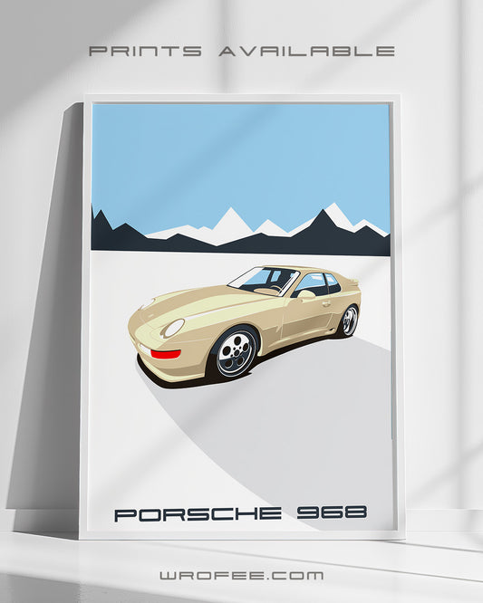 Vintage 968 Wall Art Print