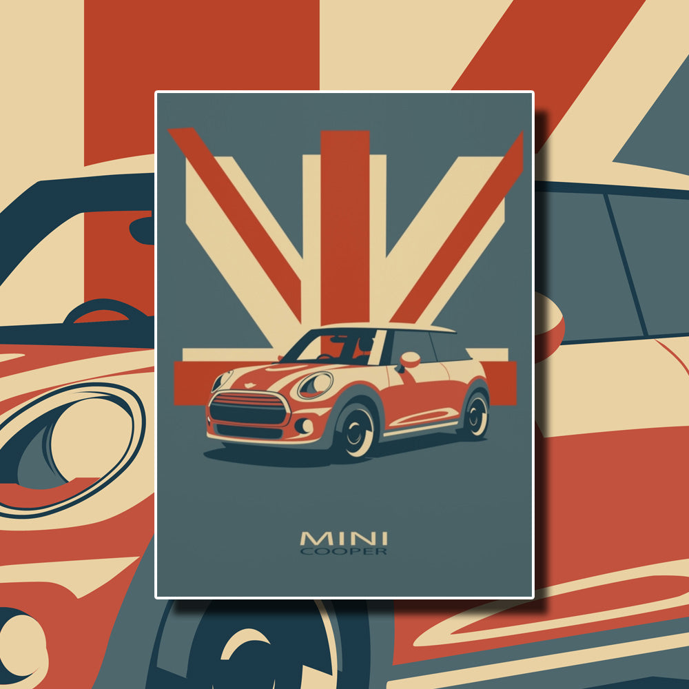 Mini Cooper Matte Art Print