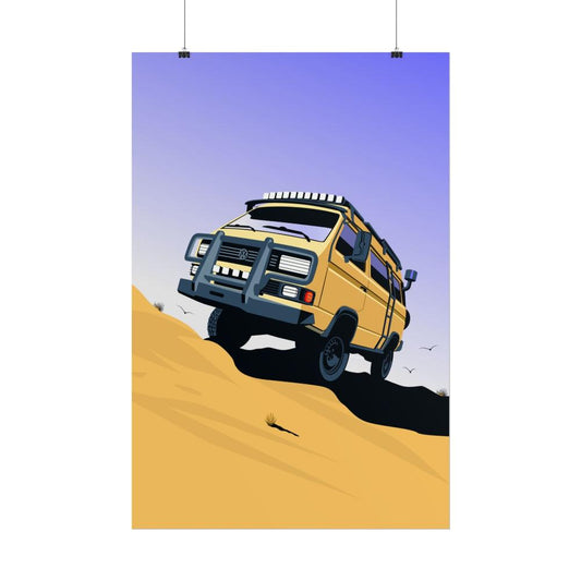 volkswagen transporter poster