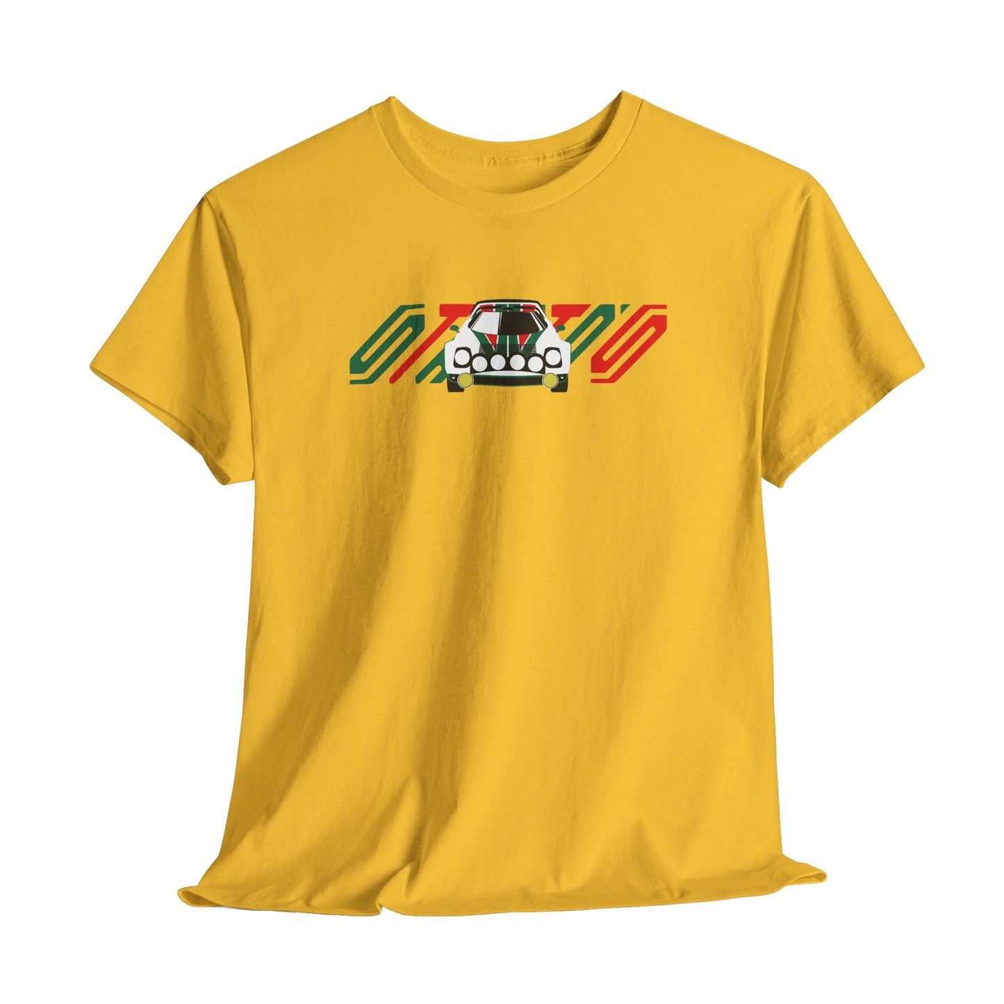 Stratos Rally Car T-Shirt - Retro Italian Sports Tee - Classic Vintage Racing