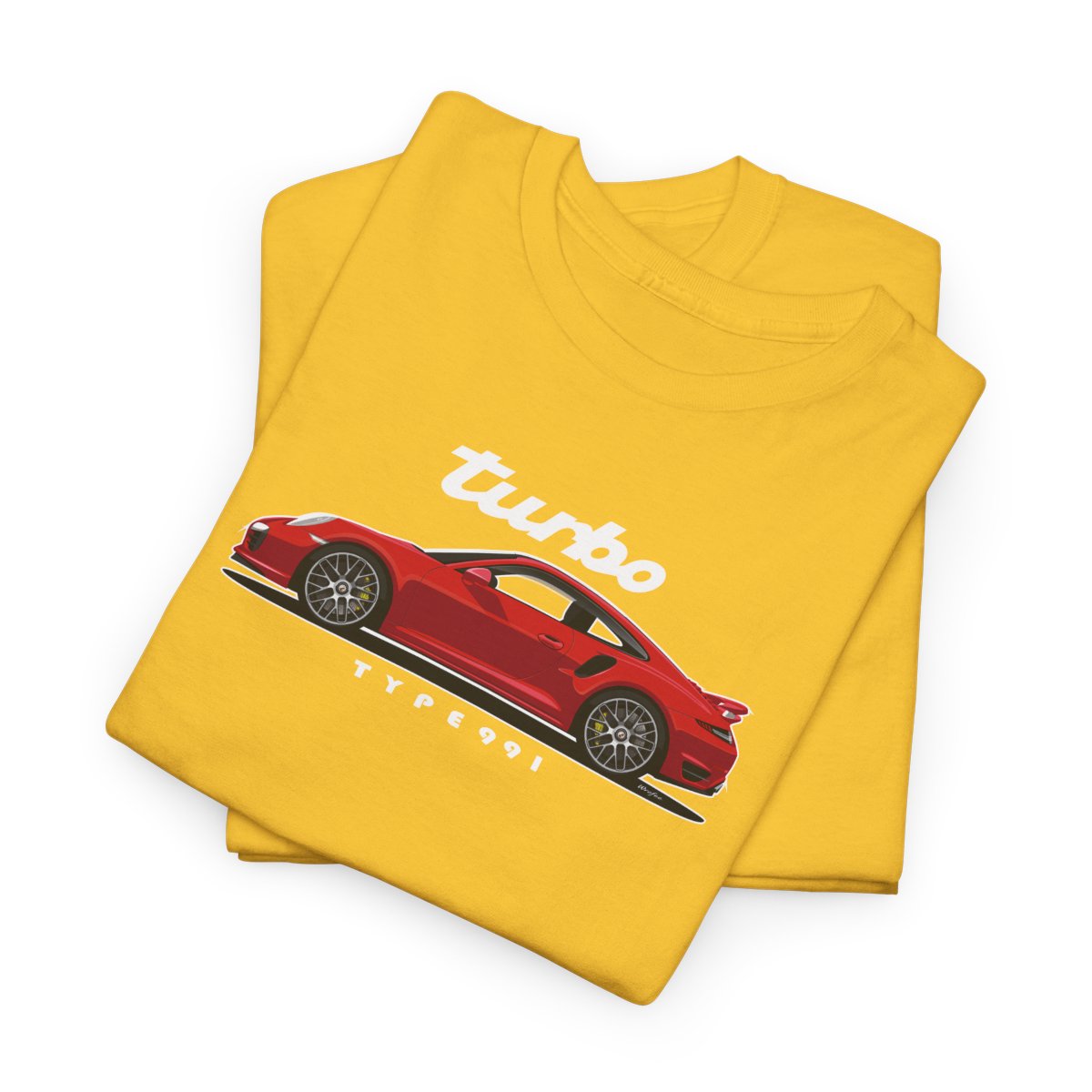 yellow porsche 911 shirt