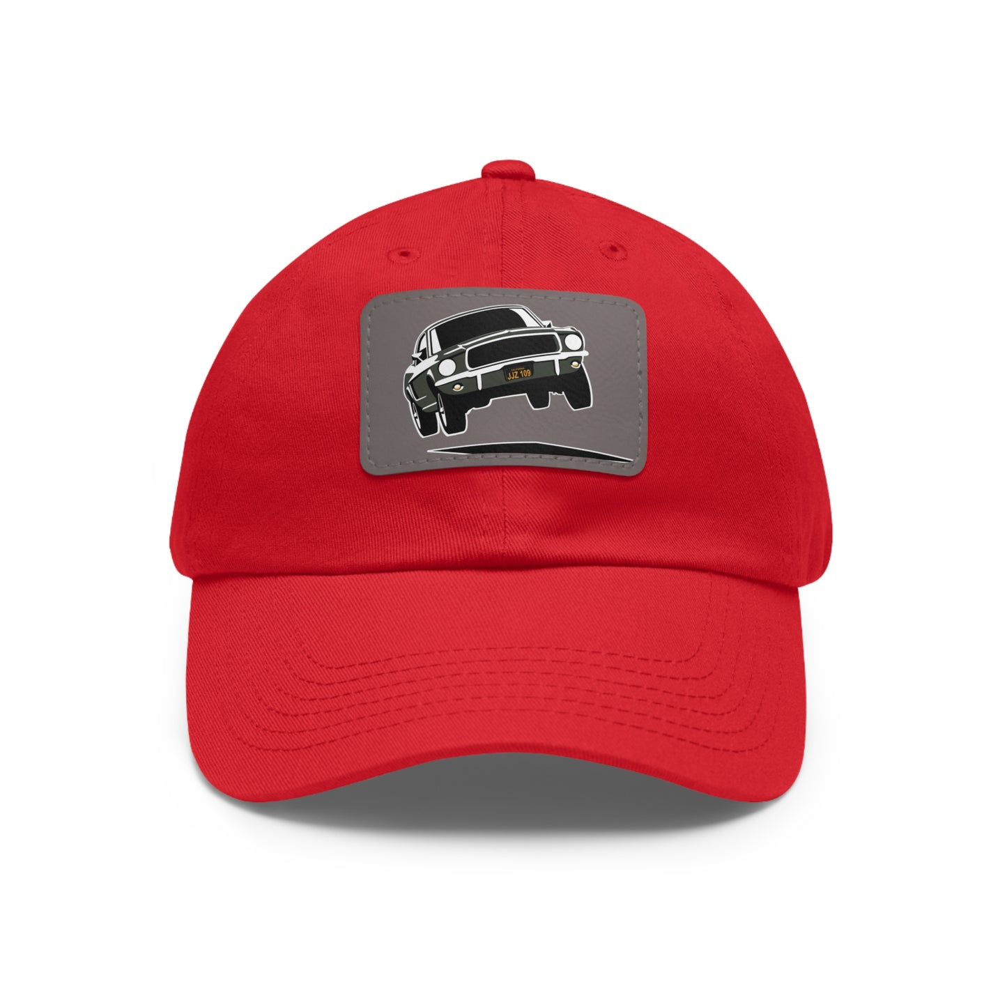 Bullit Dad Hat with Leather Patch (Rectangle)