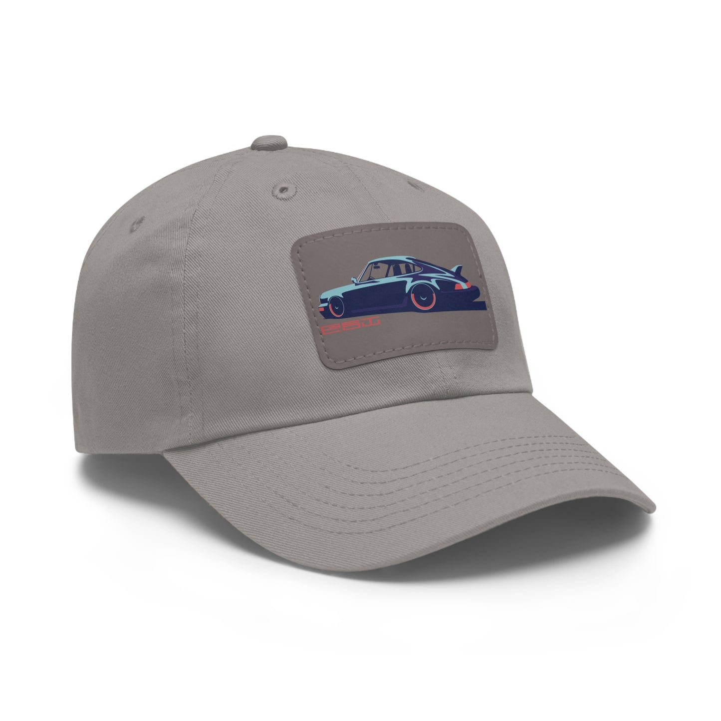 911 Get Low Dad Hat with Leather Patch (Rectangle)