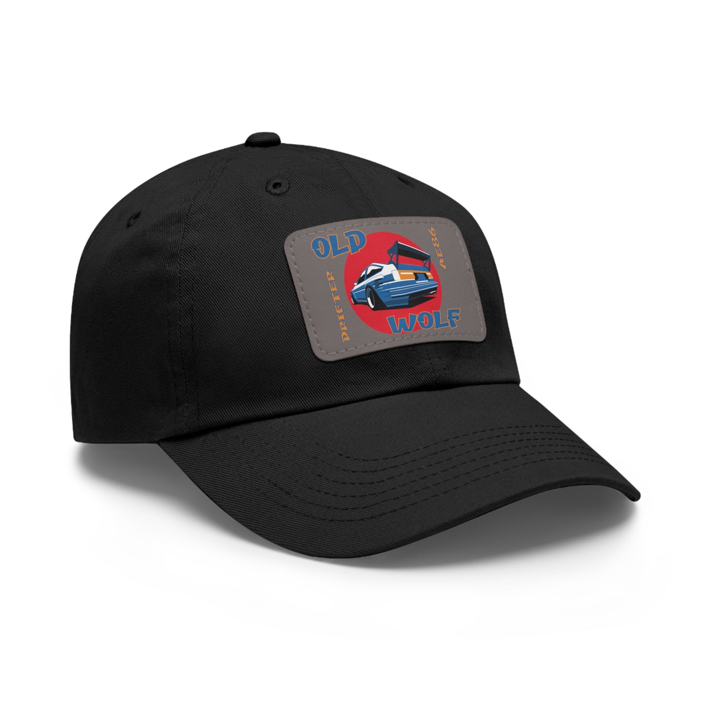 AE86 Corolla Hat with Leather Patch (Rectangle)