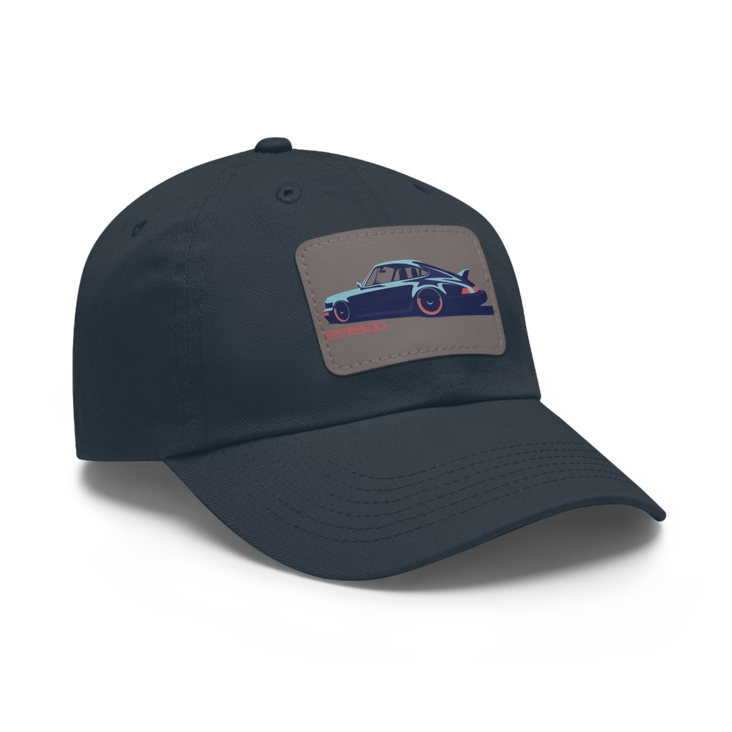 911 Get Low Dad Hat with Leather Patch (Rectangle)