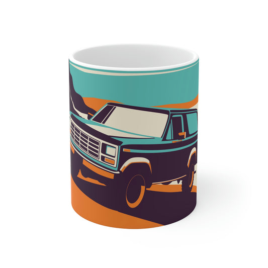 Retro Bronco SUV Mug
