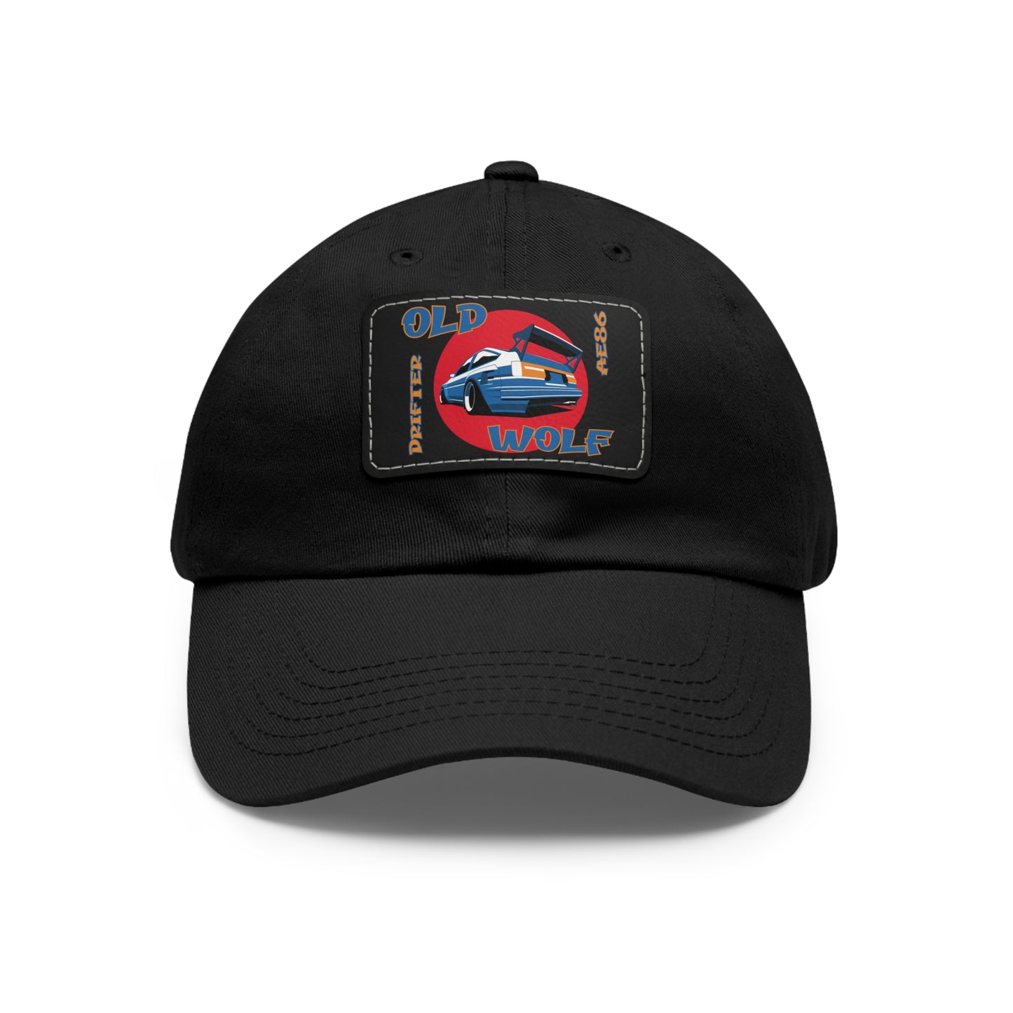 AE86 Corolla Hat with Leather Patch (Rectangle)