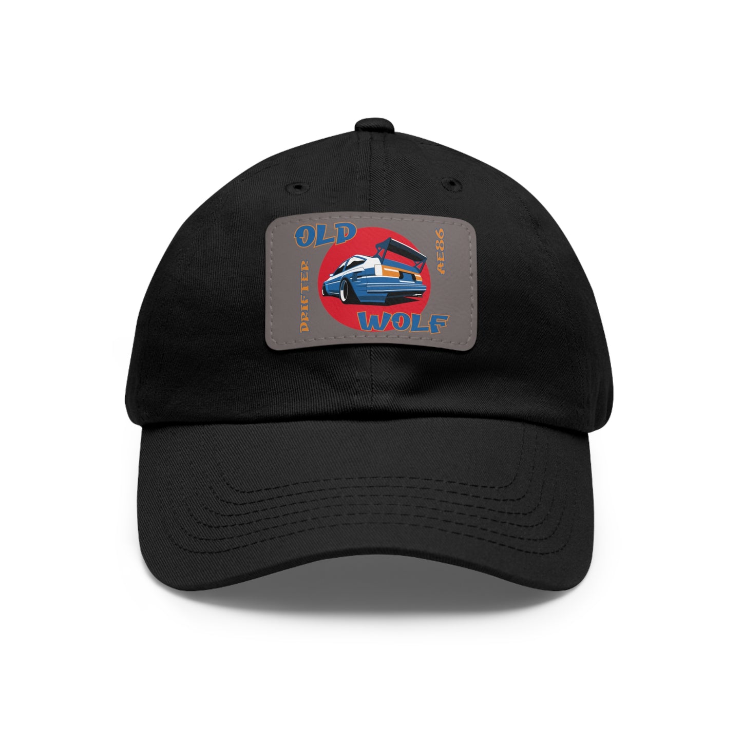 AE86 Corolla Hat with Leather Patch (Rectangle)