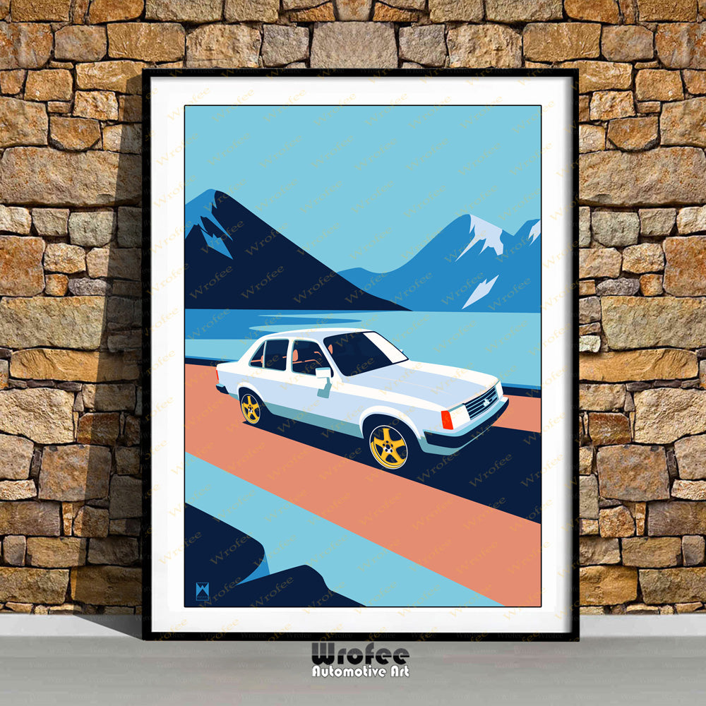 Vintage Gemini Car Poster