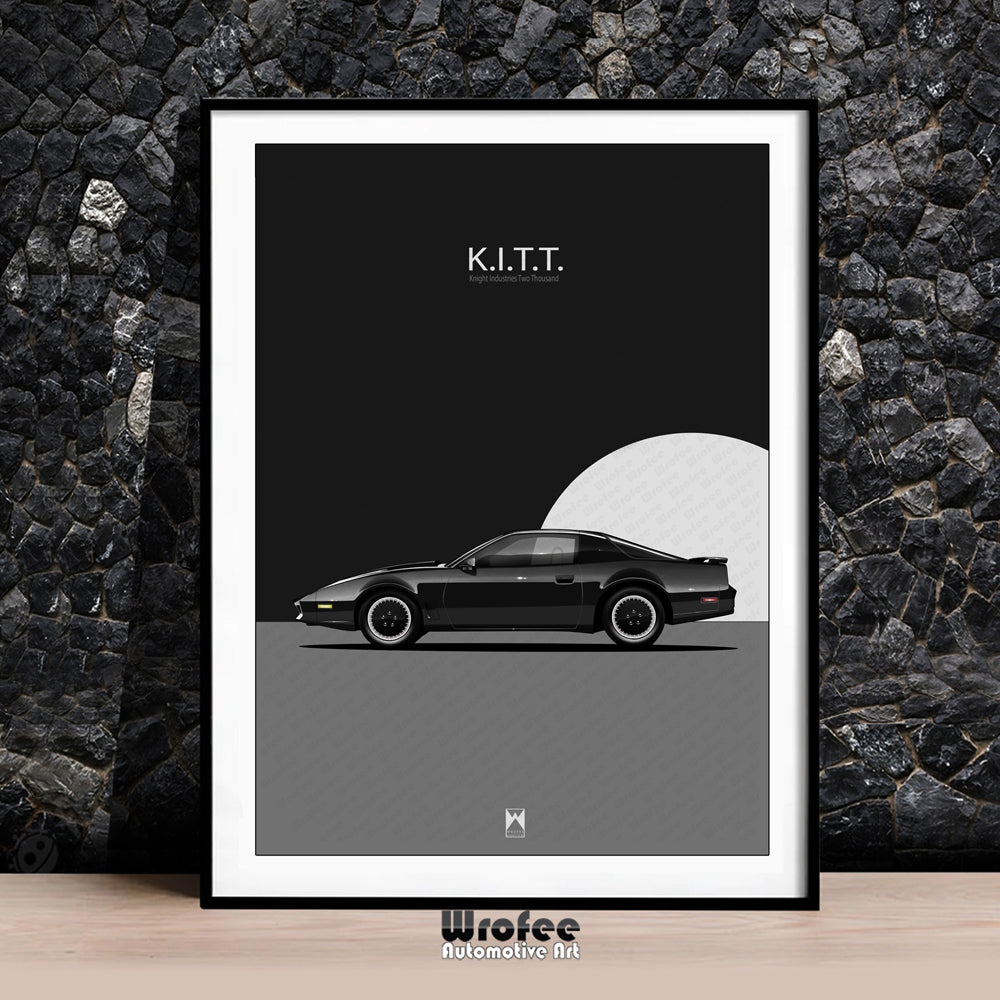 Knight Rider Vintage Car Poster
