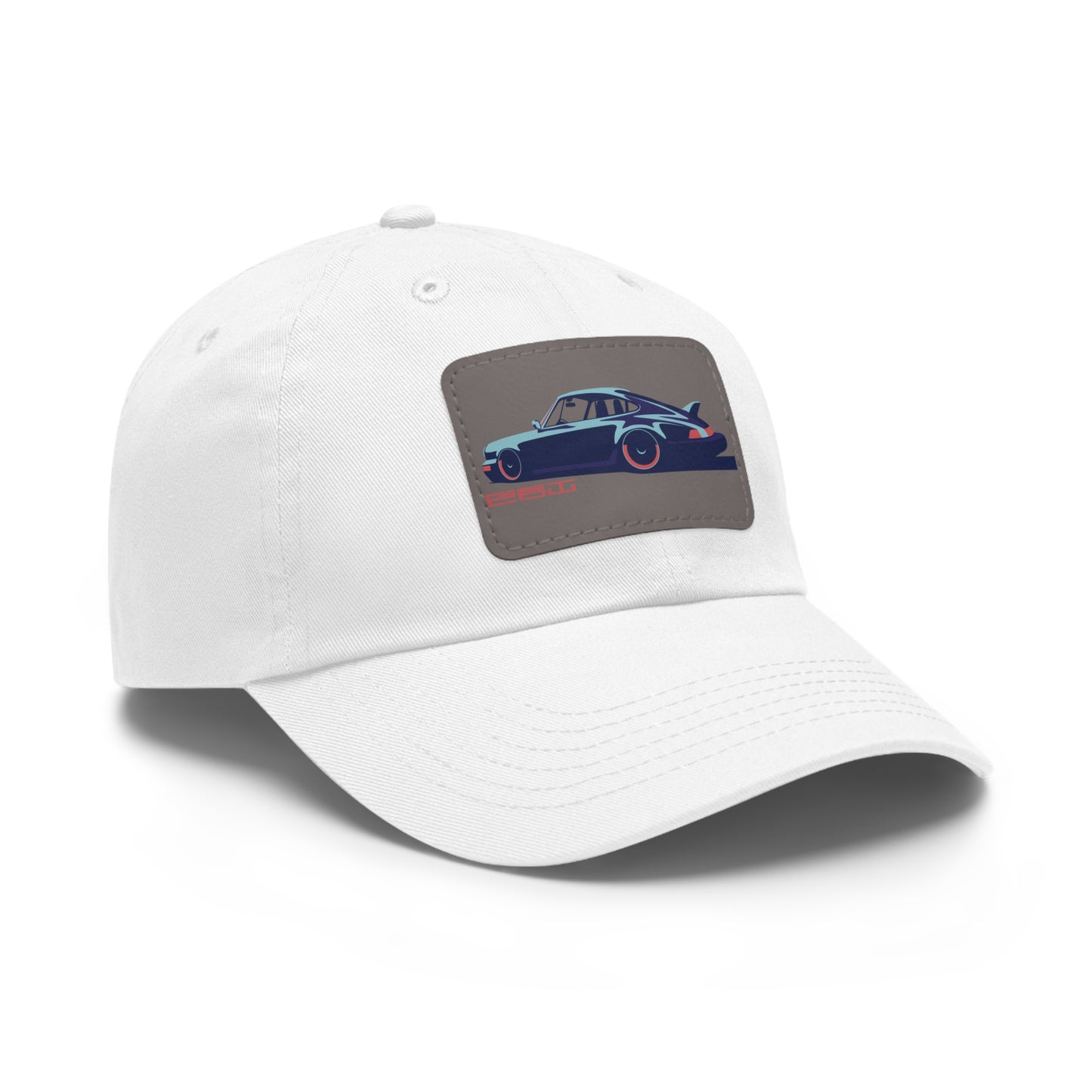 911 Get Low Dad Hat with Leather Patch (Rectangle)
