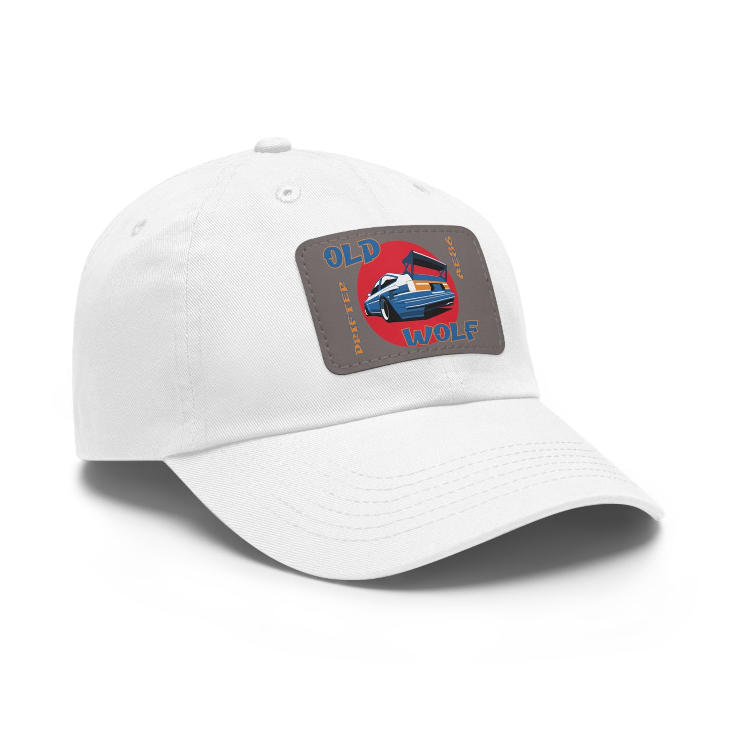 AE86 Corolla Hat with Leather Patch (Rectangle)