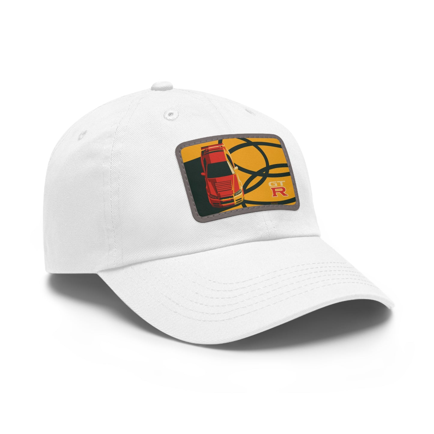 Skyline GTR R34 Godzilla Hat with Leather Patch (Rectangle)