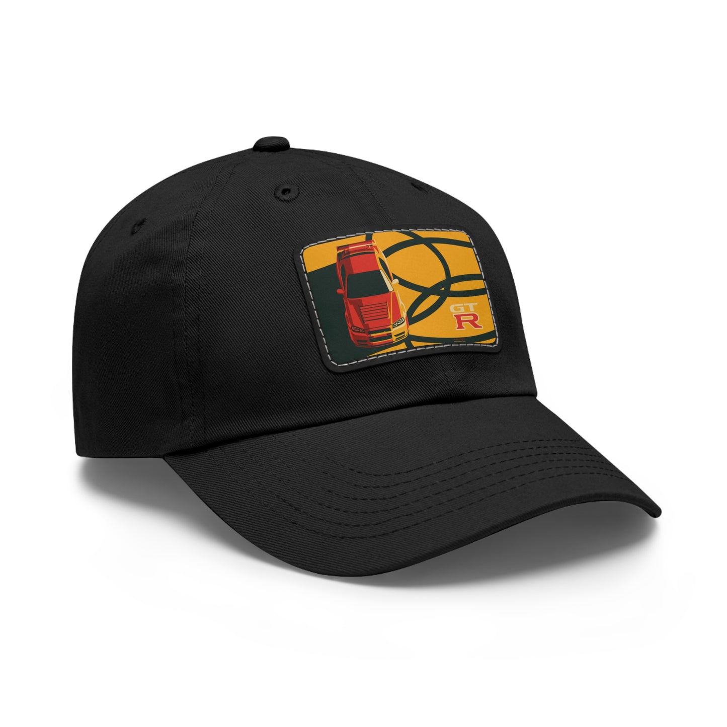 Skyline GTR R34 Godzilla Hat with Leather Patch (Rectangle)