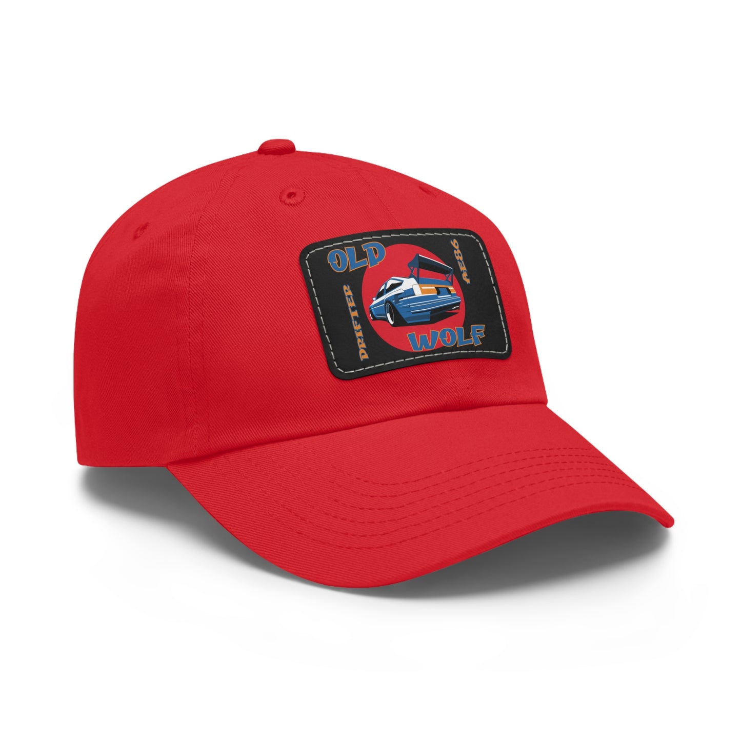 AE86 Corolla Hat with Leather Patch (Rectangle)