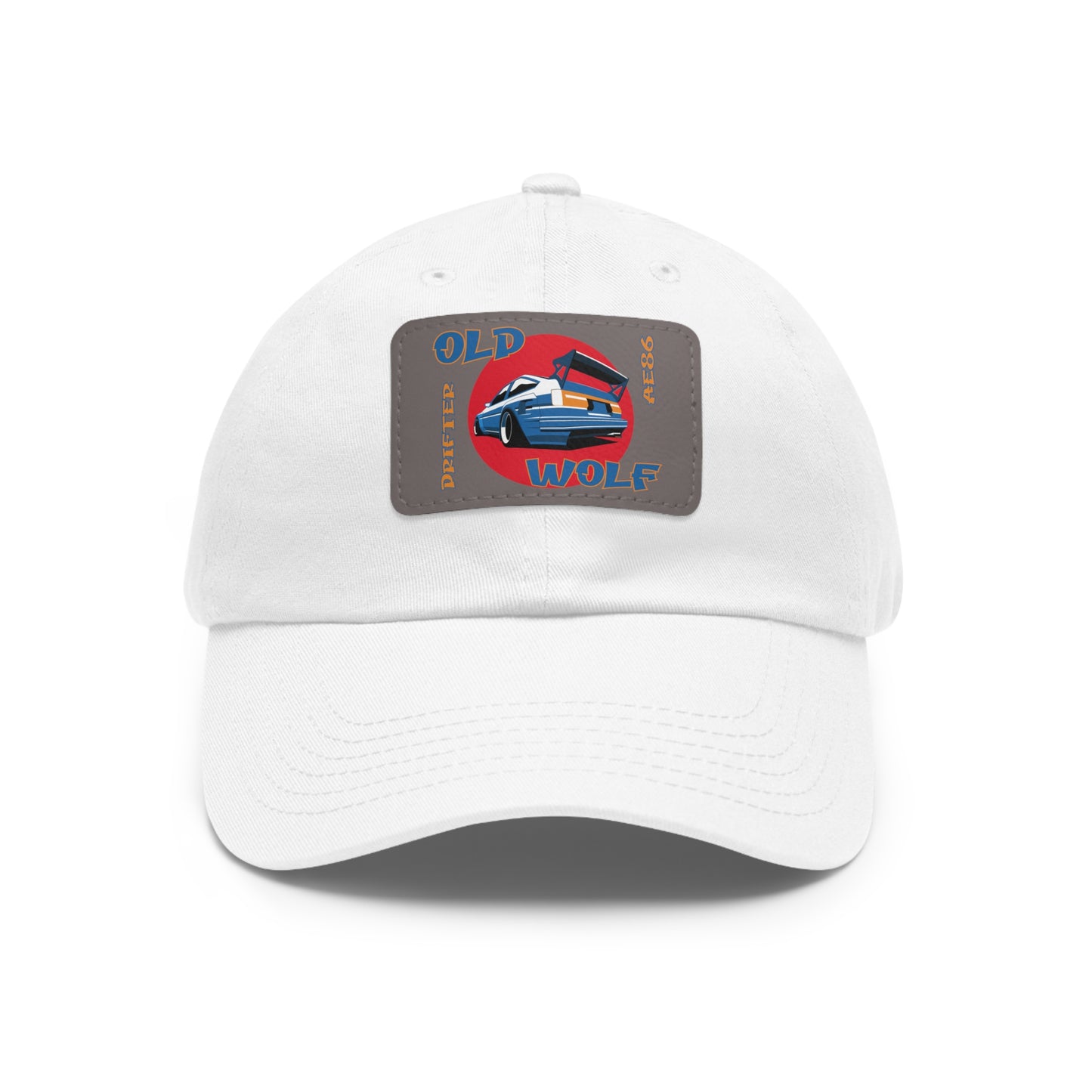 AE86 Corolla Hat with Leather Patch (Rectangle)