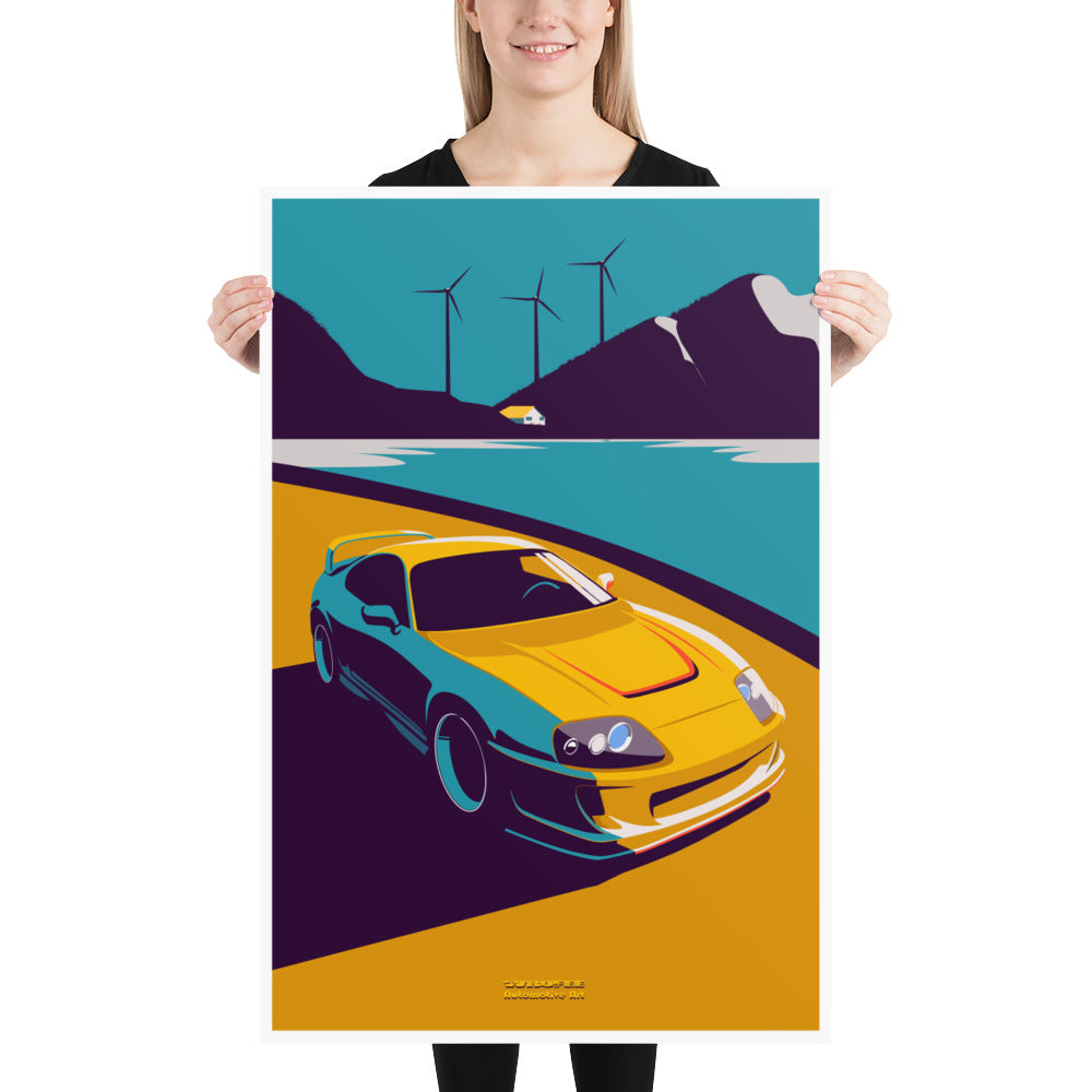Supra MK4 Art Print