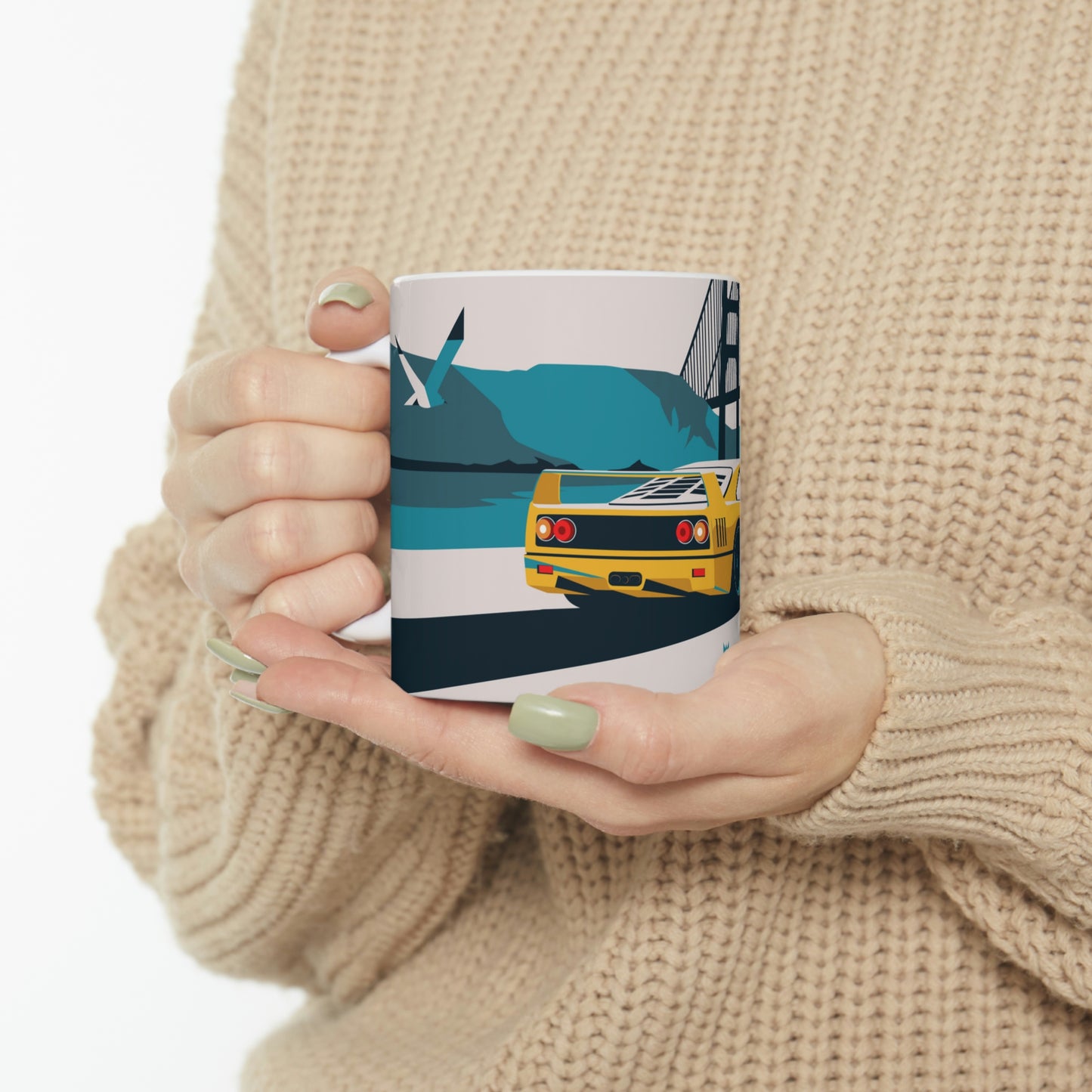 F40 Sports Car Mug